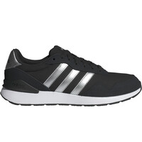 adidas zapatilla moda mujer RUN 60S 4.0 NEGRO lateral exterior