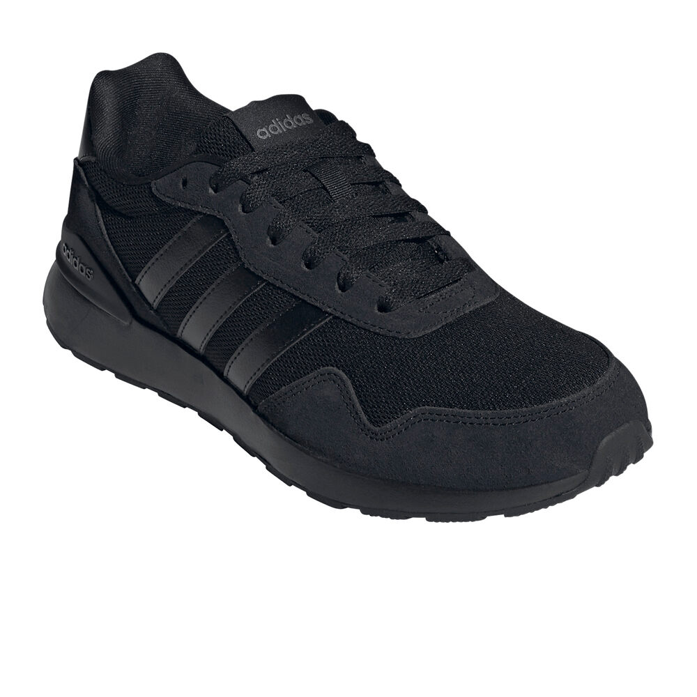 adidas zapatilla moda mujer RUN 60S 4.0 NEGRO lateral interior