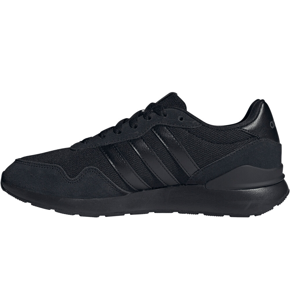 adidas zapatilla moda mujer RUN 60S 4.0 NEGRO puntera