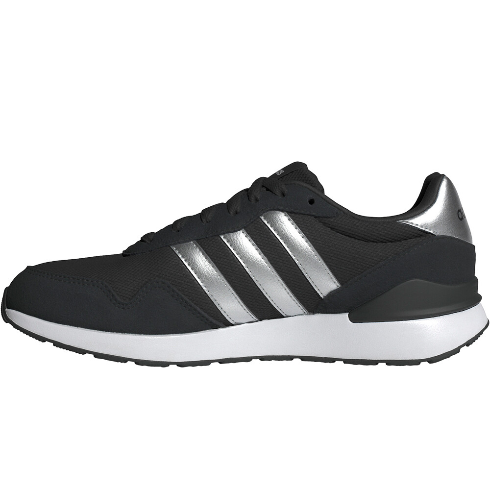 adidas zapatilla moda mujer RUN 60S 4.0 NEGRO puntera
