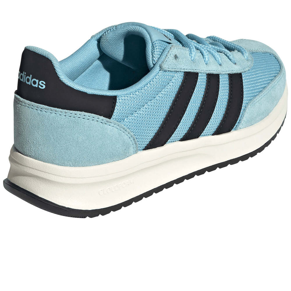 adidas zapatilla moda mujer RUN 70S 2.0 AZUL vista trasera