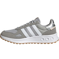 adidas zapatilla moda mujer RUN 84 GRIS puntera