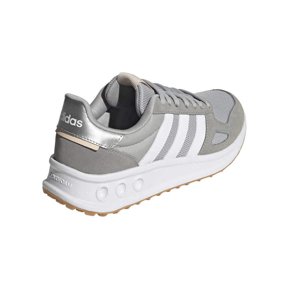 adidas zapatilla moda mujer RUN 84 GRIS vista trasera
