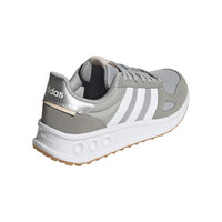 adidas zapatilla moda mujer RUN 84 GRIS vista trasera