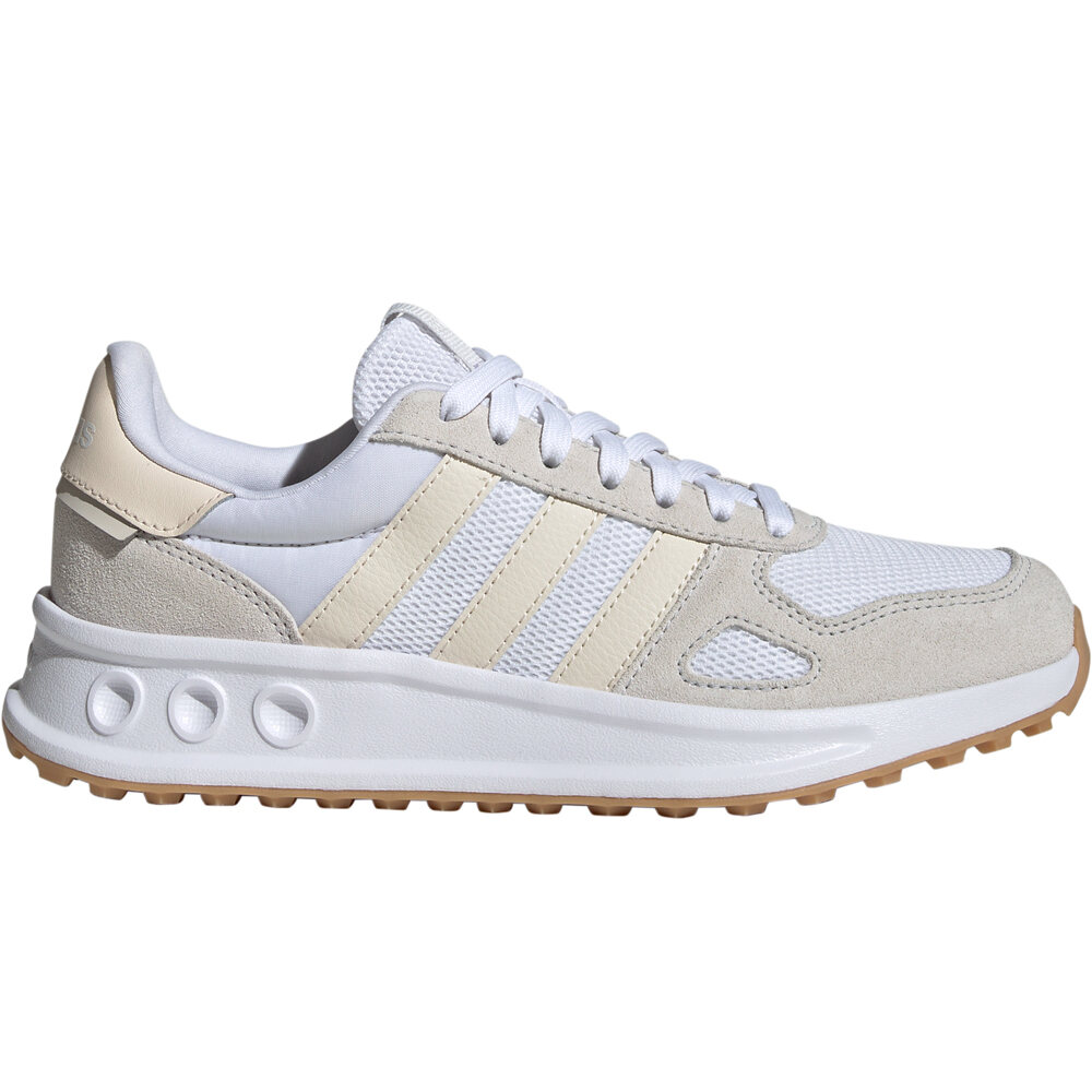 adidas zapatilla moda mujer RUN 84 MARRON lateral exterior