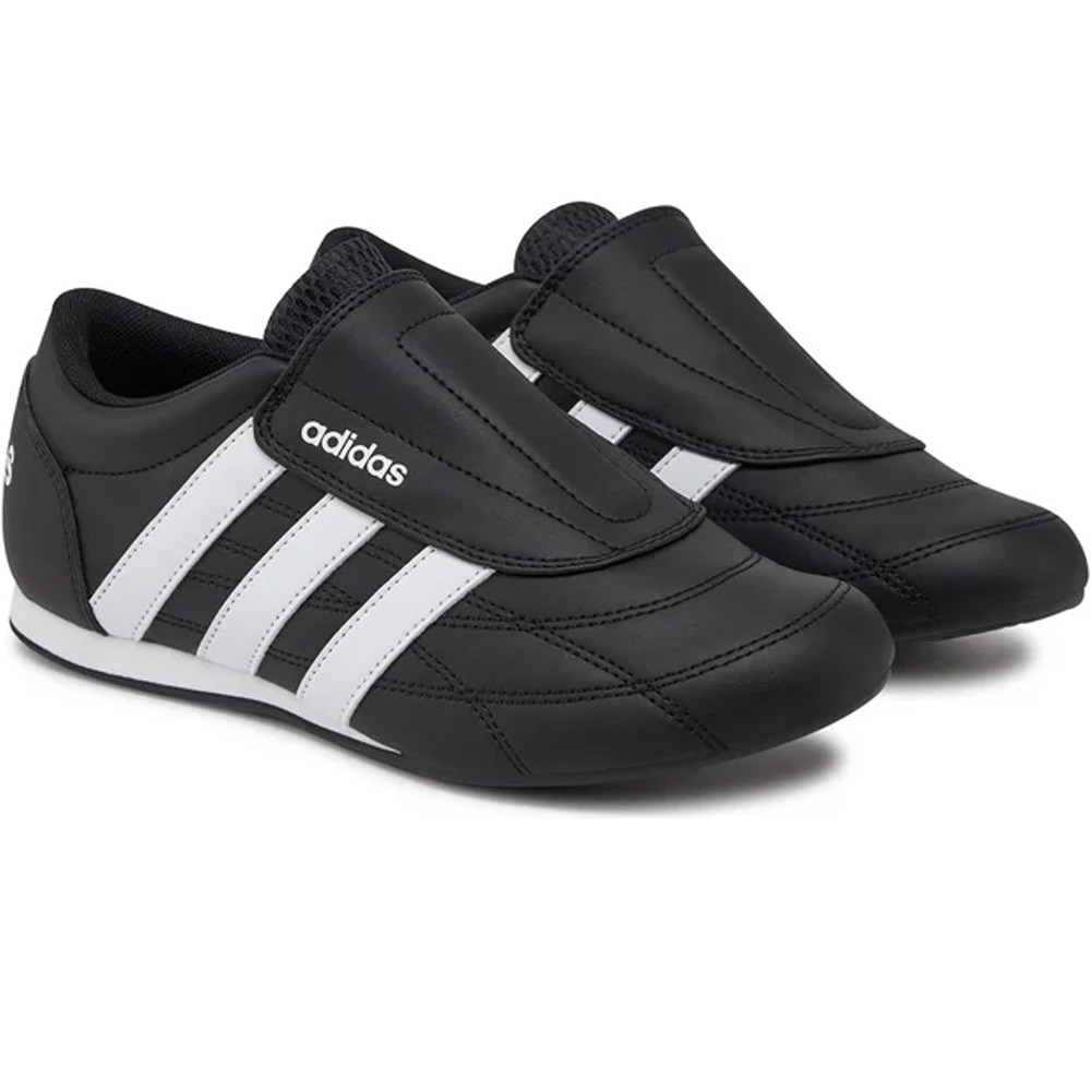 adidas zapatilla moda mujer TEKWEN NEGRO lateral interior