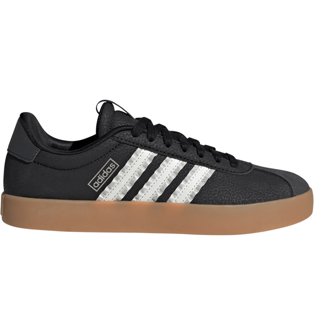 adidas zapatilla moda mujer VL COURT 3.0 NEGRO lateral exterior
