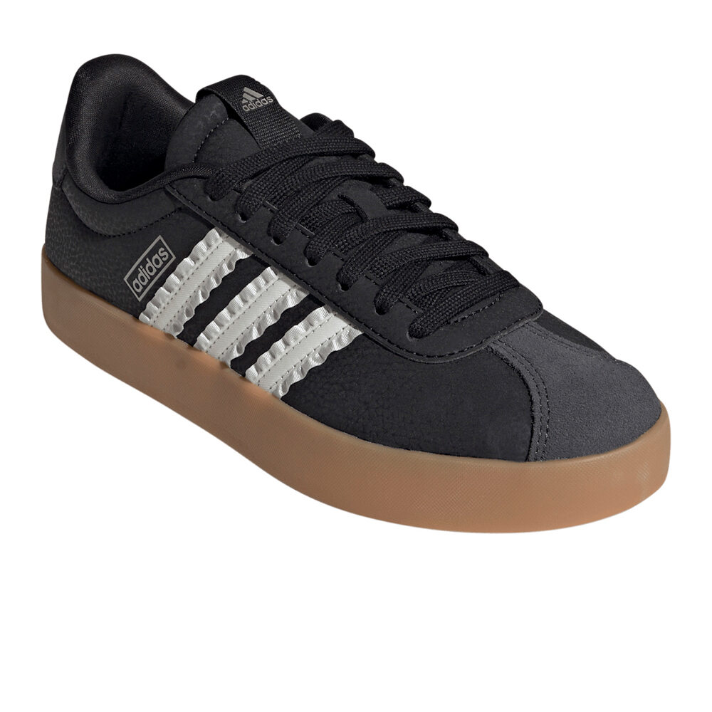 adidas zapatilla moda mujer VL COURT 3.0 NEGRO lateral interior