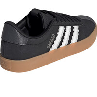 adidas zapatilla moda mujer VL COURT 3.0 NEGRO vista trasera