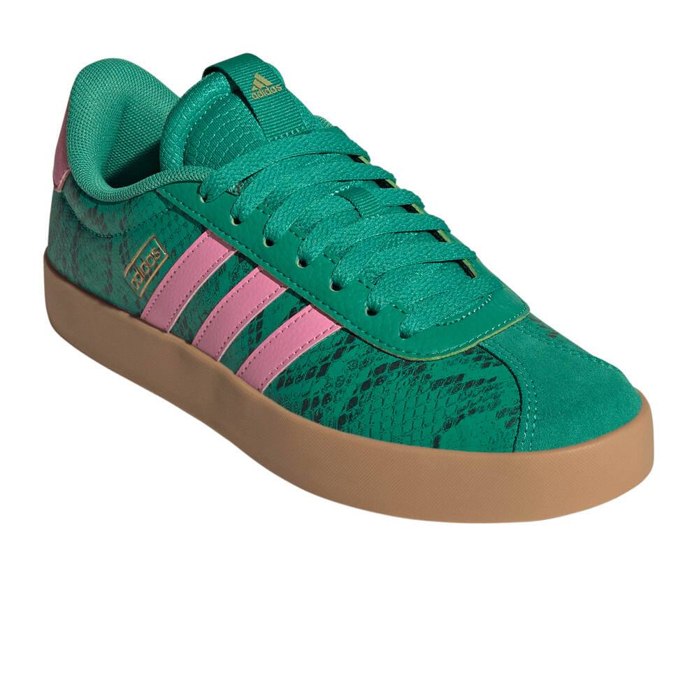 adidas zapatilla moda mujer VL COURT 3.0 VERDE lateral interior