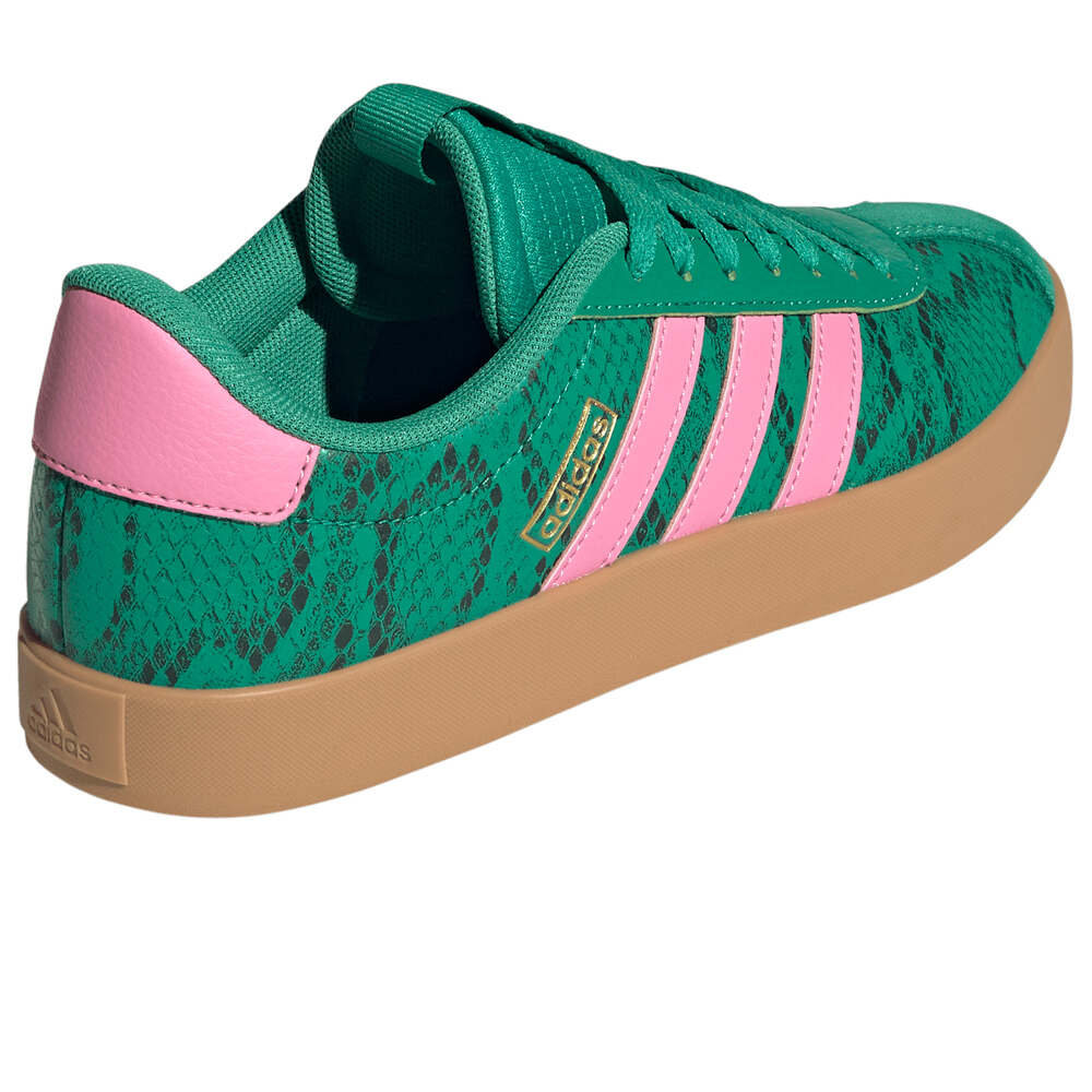 adidas zapatilla moda mujer VL COURT 3.0 VERDE vista trasera