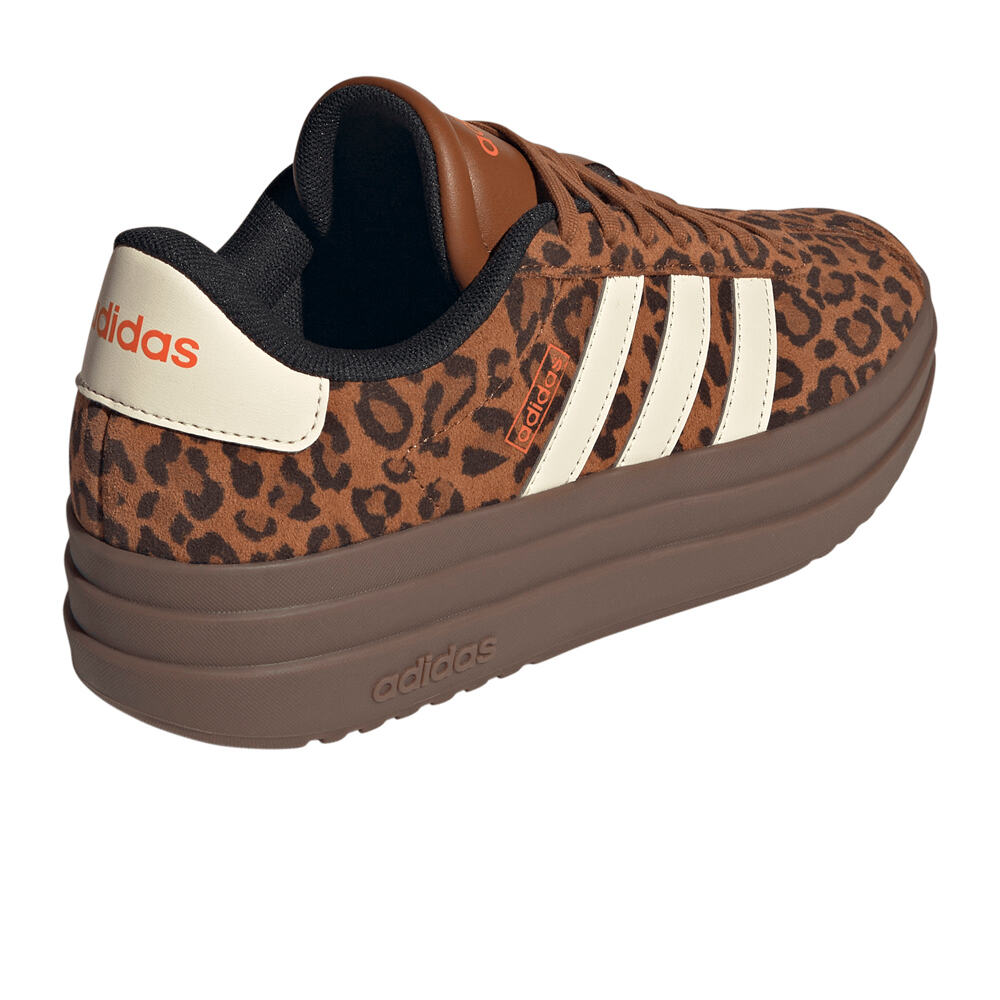 adidas zapatilla moda mujer VL COURT BOLD MARRON vista trasera