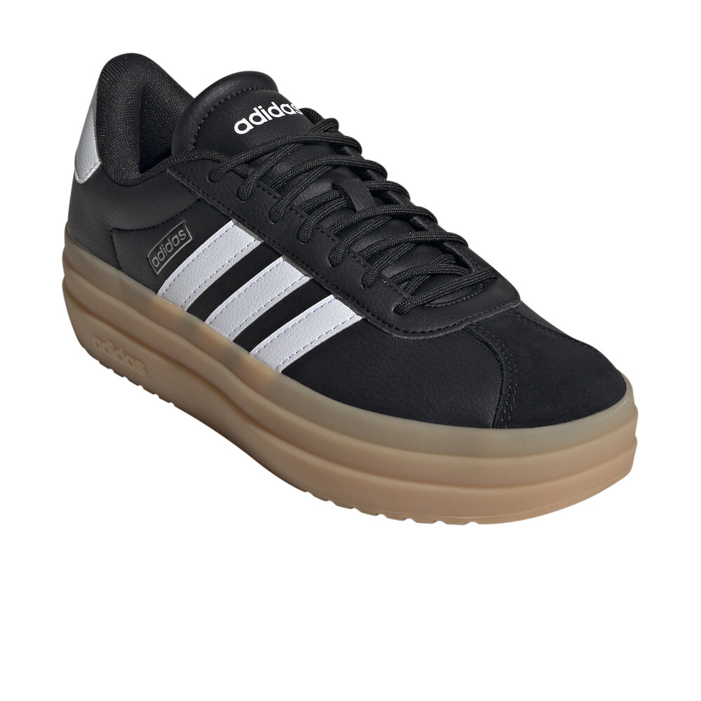 adidas zapatilla moda mujer VL COURT BOLD NEGRO lateral interior