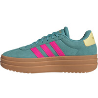 adidas zapatilla moda mujer VL COURT BOLD VERDE puntera