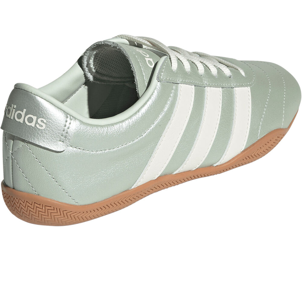 adidas zapatilla moda mujer Zapatilla Grand Court Lo VERDE vista trasera