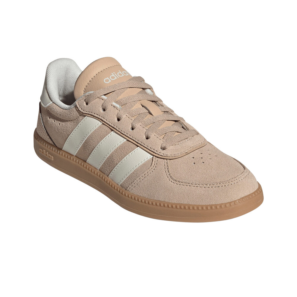 adidas zapatilla moda niño BREAKNET SLEEK MARRON lateral interior