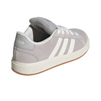 adidas zapatilla moda niño GRAND COURT 00s GRIS vista trasera