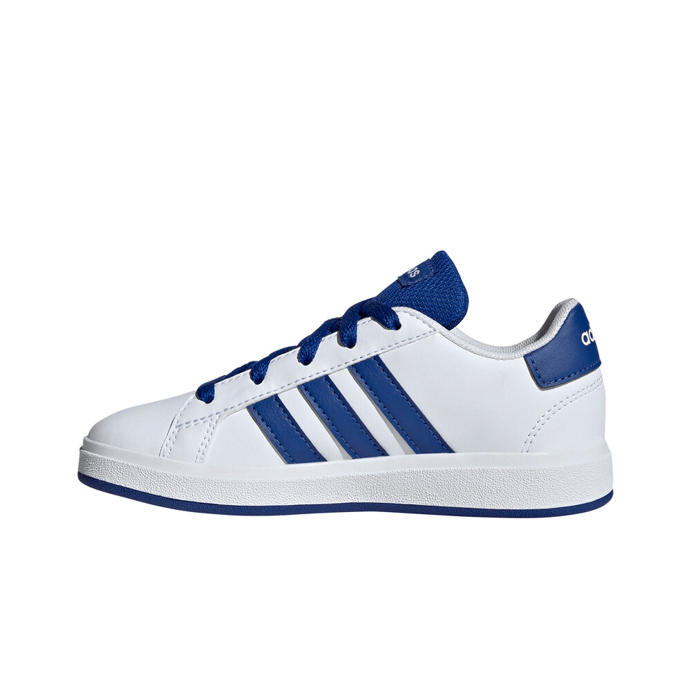 adidas zapatilla moda niño GRAND COURT 2.0 BLANCO puntera