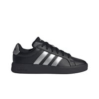 adidas zapatilla moda niño GRAND COURT 3.0 JUNIOR NEGRO lateral exterior