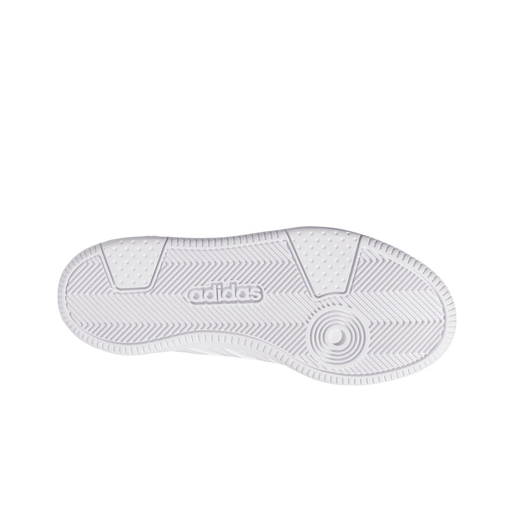 adidas zapatilla moda niño HOOPS CLASSIC BLANCO vista superior