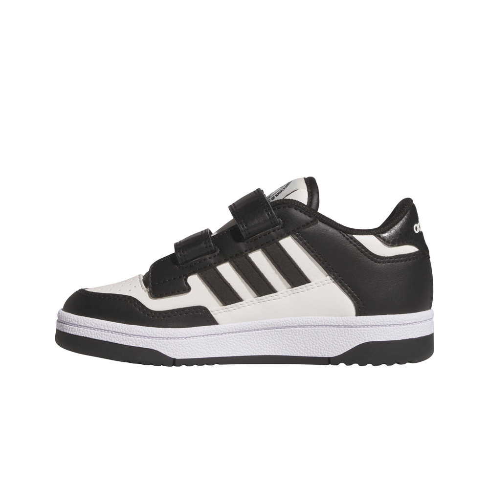 adidas zapatilla moda niño RAPID COURT BLANCO puntera