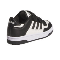 adidas zapatilla moda niño RAPID COURT BLANCO vista trasera