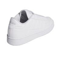 adidas zapatilla moda niño RAPID COURT LOW BLANCO vista trasera