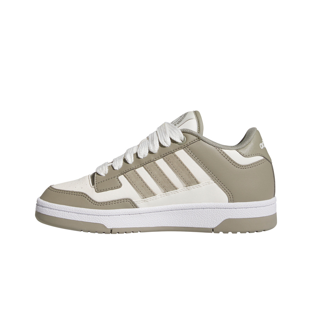 adidas zapatilla moda niño RAPID COURT LOW VERDE puntera