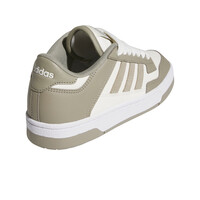 adidas zapatilla moda niño RAPID COURT LOW VERDE vista trasera