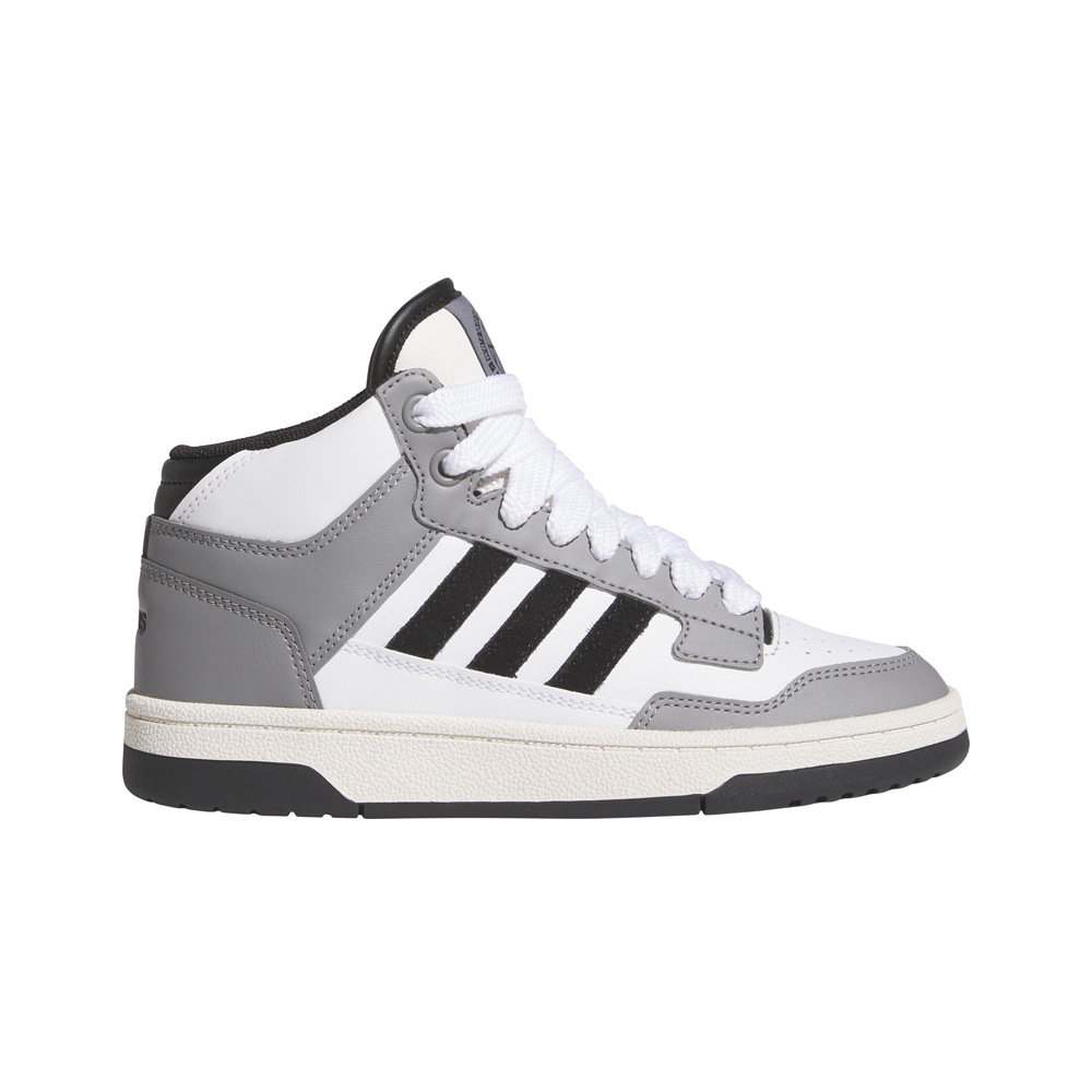 adidas zapatilla moda niño RAPID COURT MID GRIS lateral exterior