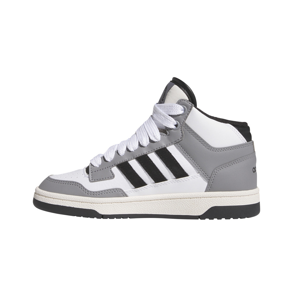adidas zapatilla moda niño RAPID COURT MID GRIS puntera