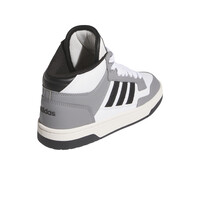 adidas zapatilla moda niño RAPID COURT MID GRIS vista trasera