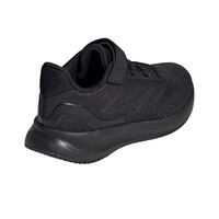 adidas zapatilla moda niño RUNFALCON 5 NEGRO vista trasera