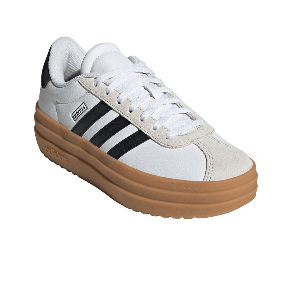 adidas zapatilla moda niño VL COURT BOLD BLANCO lateral interior