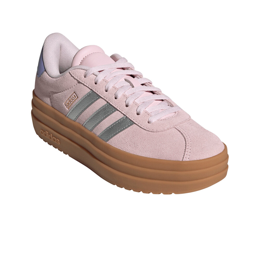 adidas zapatilla moda niño VL COURT BOLD ROSA lateral interior