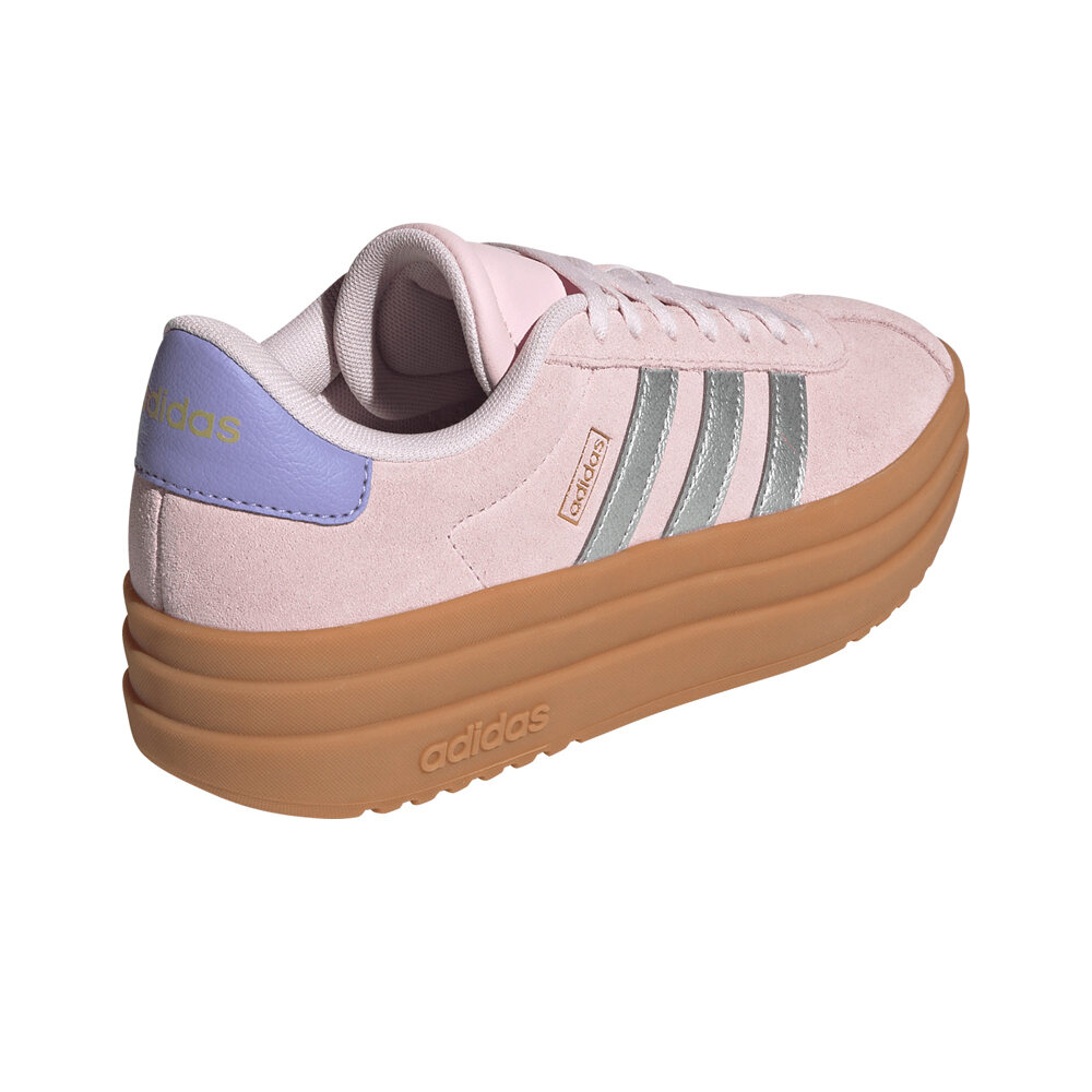 adidas zapatilla moda niño VL COURT BOLD ROSA vista trasera