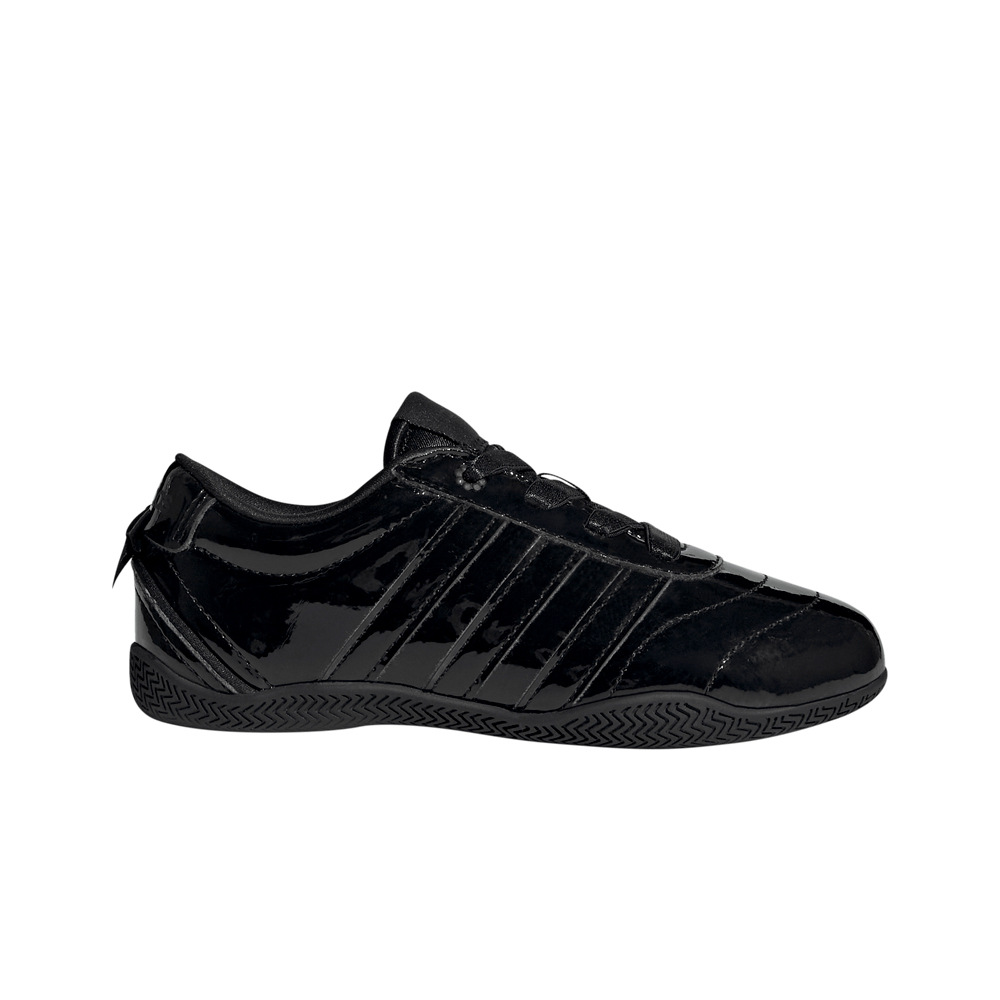 adidas zapatilla moda niño ZAPATILLA GRAND COURT LO NEGRO lateral exterior