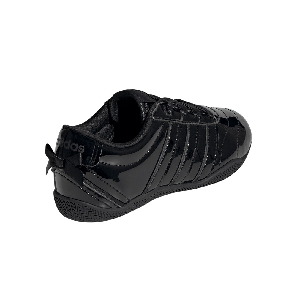 adidas zapatilla moda niño ZAPATILLA GRAND COURT LO NEGRO vista trasera