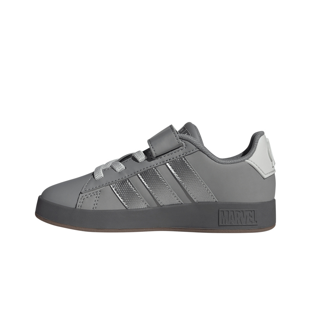 adidas zapatilla moda niño ZAPATILLA MARVEL AVENGERS GRAND COURT GRIS puntera