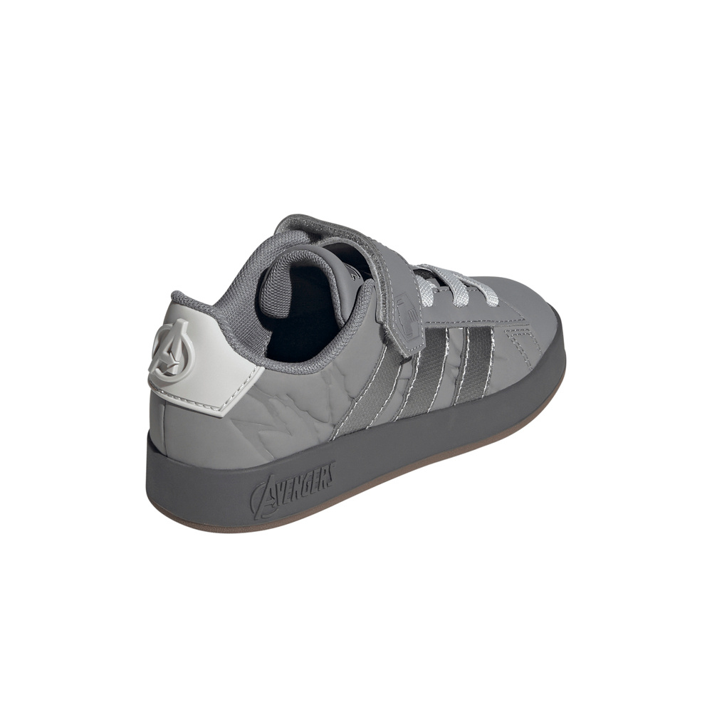adidas zapatilla moda niño ZAPATILLA MARVEL AVENGERS GRAND COURT GRIS vista trasera
