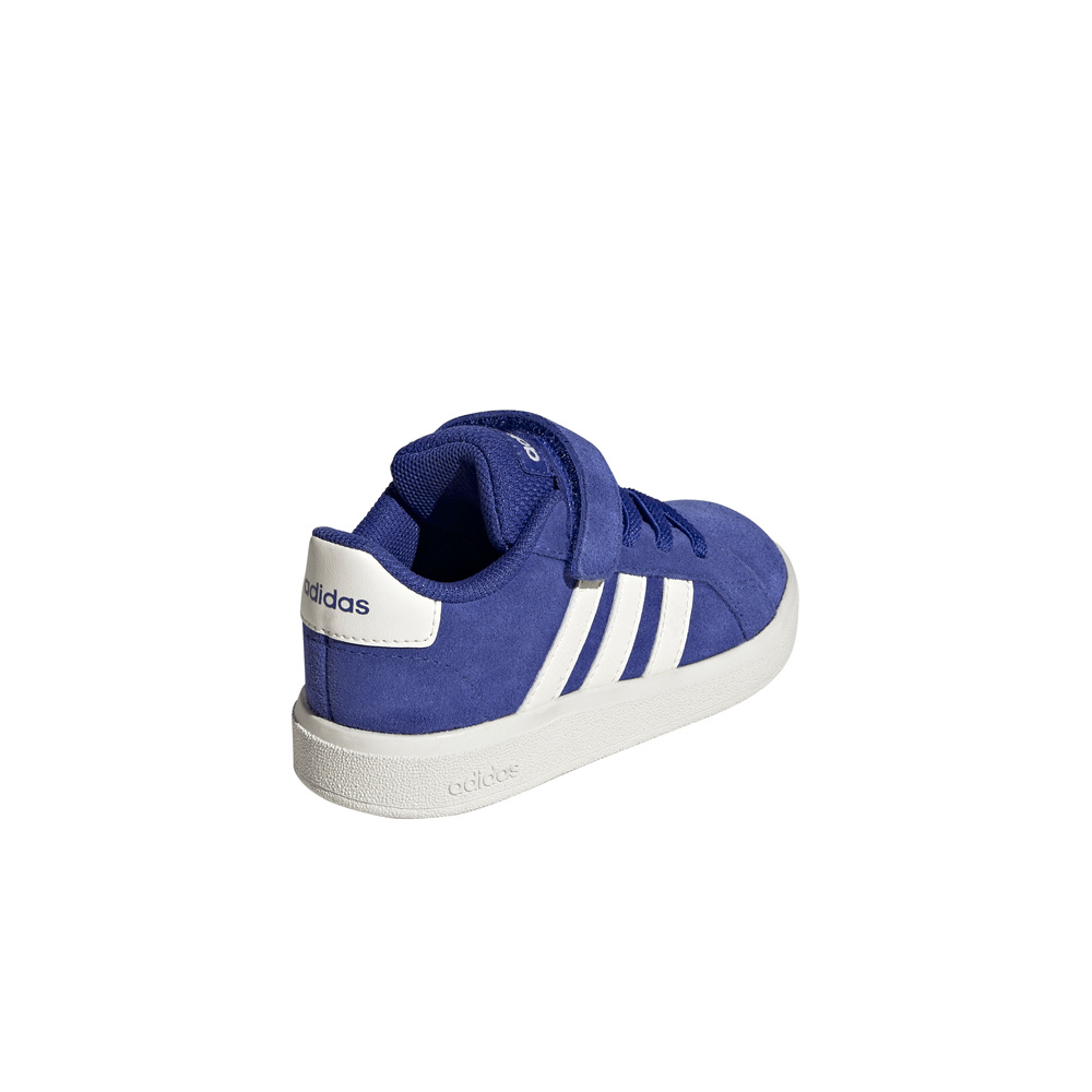 adidas zapatilla multideporte bebe GRAND COURT 00S EL AZUL vista trasera