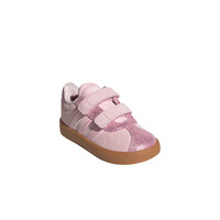 adidas zapatilla multideporte bebe VL COURT 3.0 ROSA lateral interior
