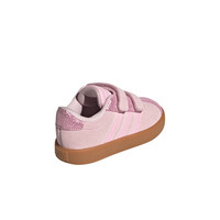 adidas zapatilla multideporte bebe VL COURT 3.0 ROSA vista trasera