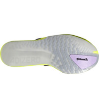 adidas zapatilla running hombre ADIZERO ADIOS 9 AMARILLO vista superior