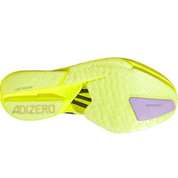 adidas zapatilla running hombre ADIZERO ADIOS PRO 4 AMARILLO vista superior