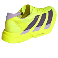 adidas zapatilla running hombre ADIZERO ADIOS PRO 4 AMARILLO vista trasera