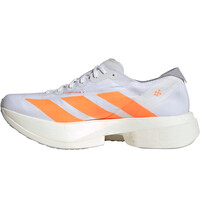adidas zapatilla running hombre ADIZERO ADIOS PRO 4 BLANCO puntera