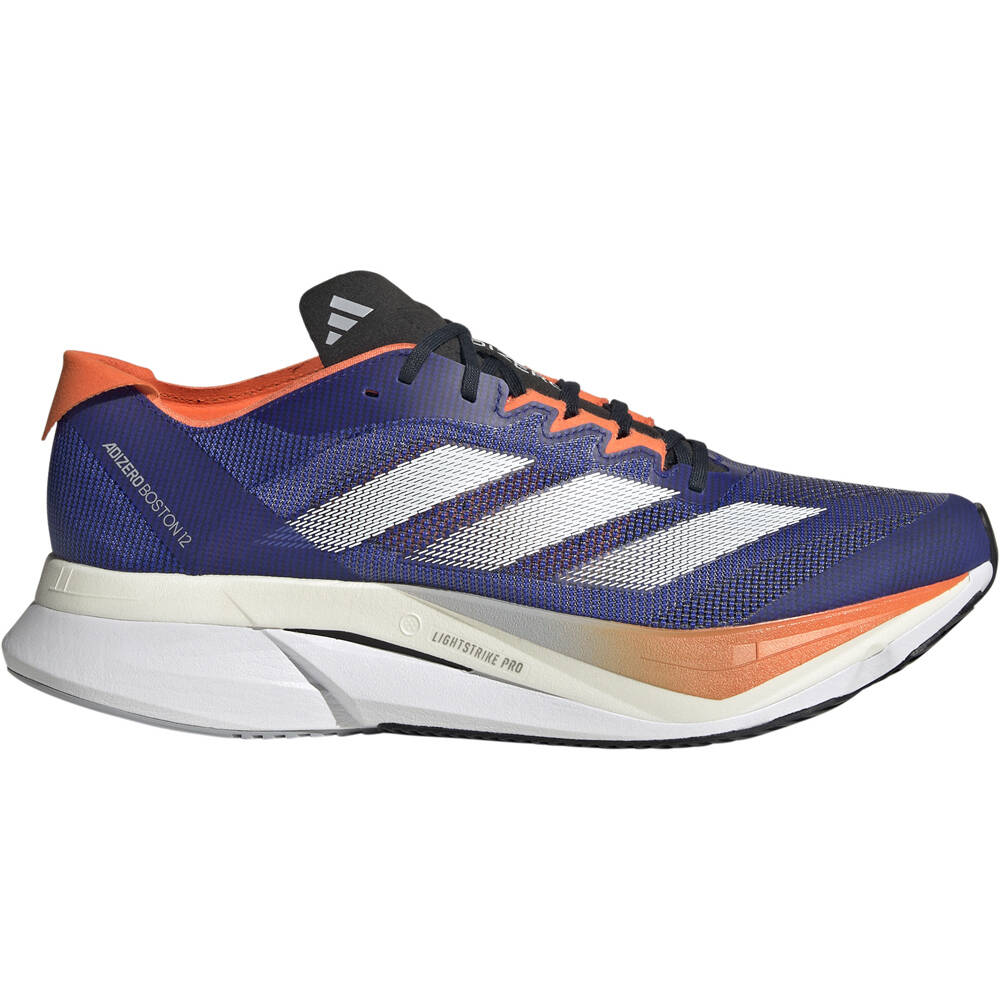 adidas zapatilla running hombre ADIZERO BOSTON 12 AZUL lateral exterior