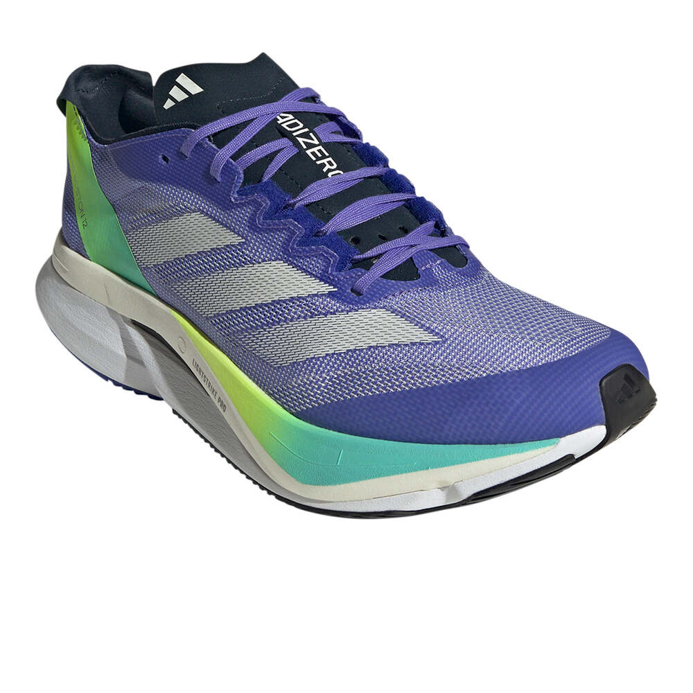 adidas zapatilla running hombre ADIZERO BOSTON 12 AZUL lateral interior