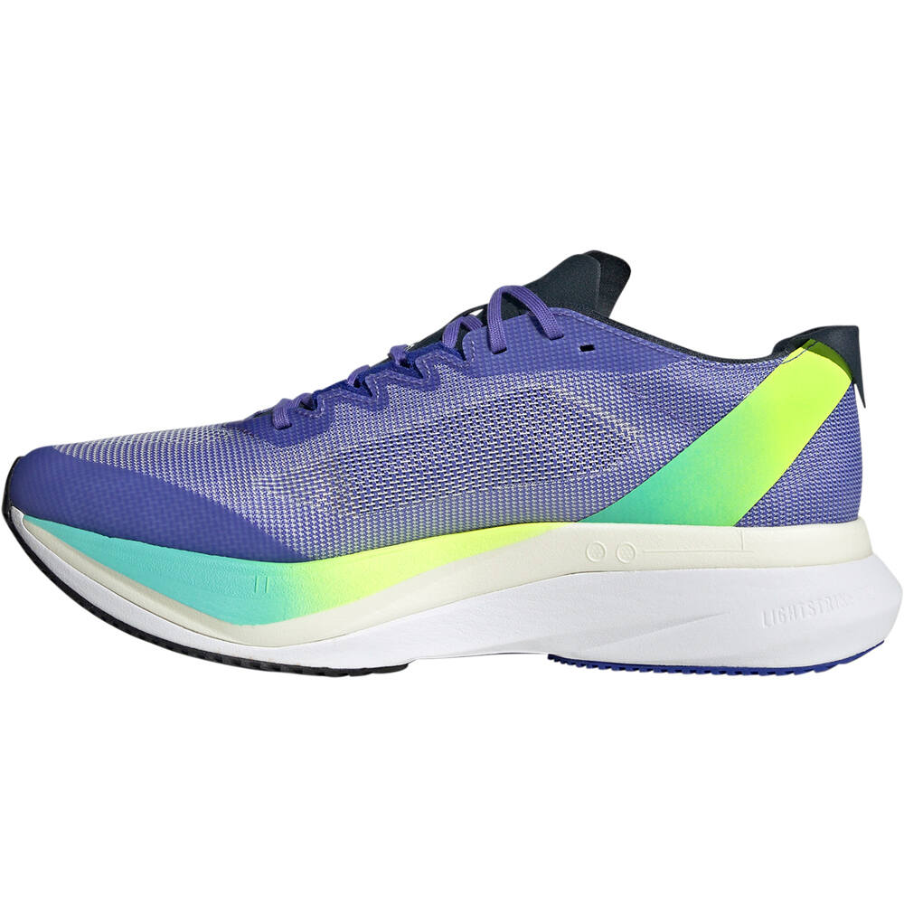 adidas zapatilla running hombre ADIZERO BOSTON 12 AZUL puntera